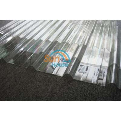 UV resistant Polycarbonate Sky light roofing sheets corrugated