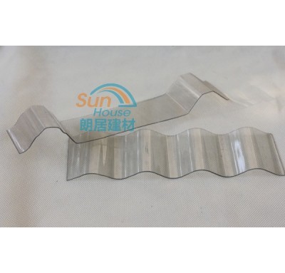 Polycarbonate corrugated recycled plastic sheets colored roofing